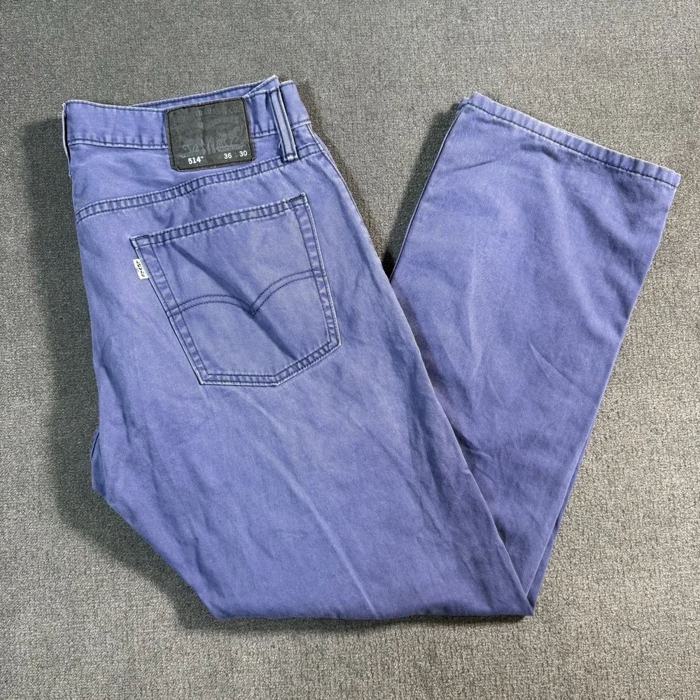 Levi's 541 Jeans Men's Size 36x30 Athletic Fit Purple Medium Wash Denim